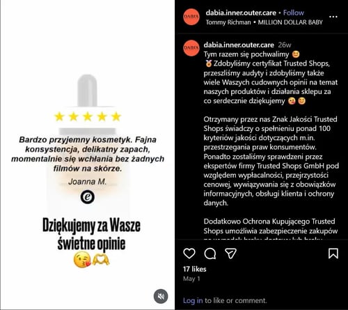 dabia-instagram-review