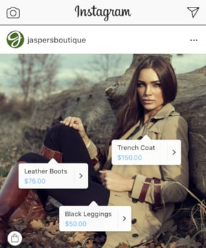 Zakupy na Instagramie - funkcja umożliwiająca oznaczanie produktów na zdjęciach