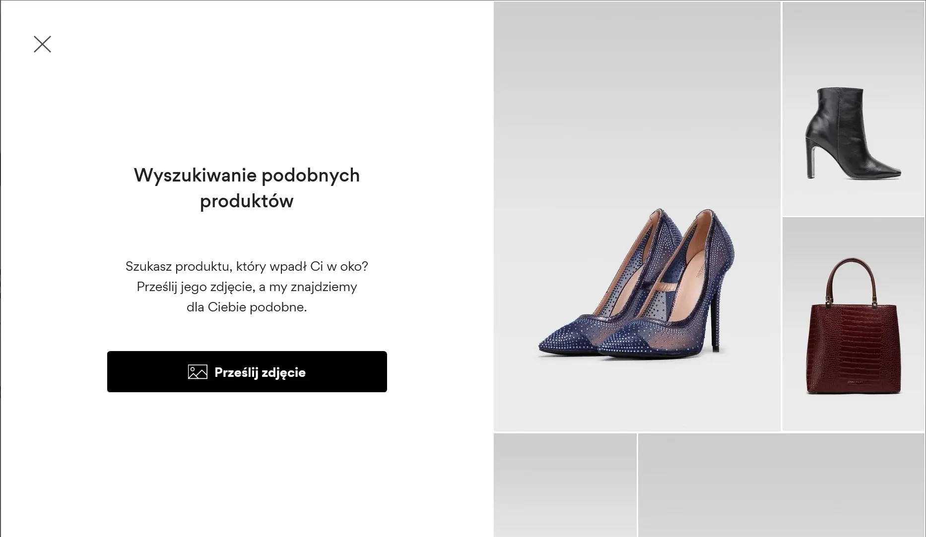 wyszukiwanie po obrazie w sklepie CCC